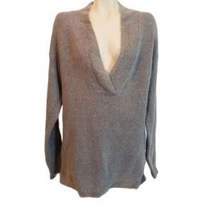 SWEATER SALE 3/$30 RDI Grey V-Neck Sweater